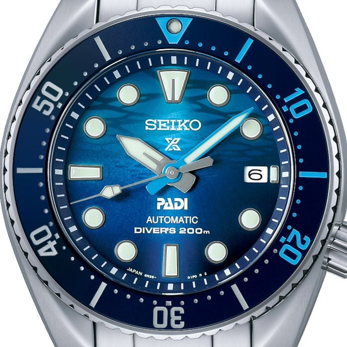 セイコー SEIKO PROSPEX 「海」シリーズ 腕時計 メンズ SBDC189 プロスペックス ダイバースキューバ 自動巻き ブルーグラデーションxシルバー アナログ表示